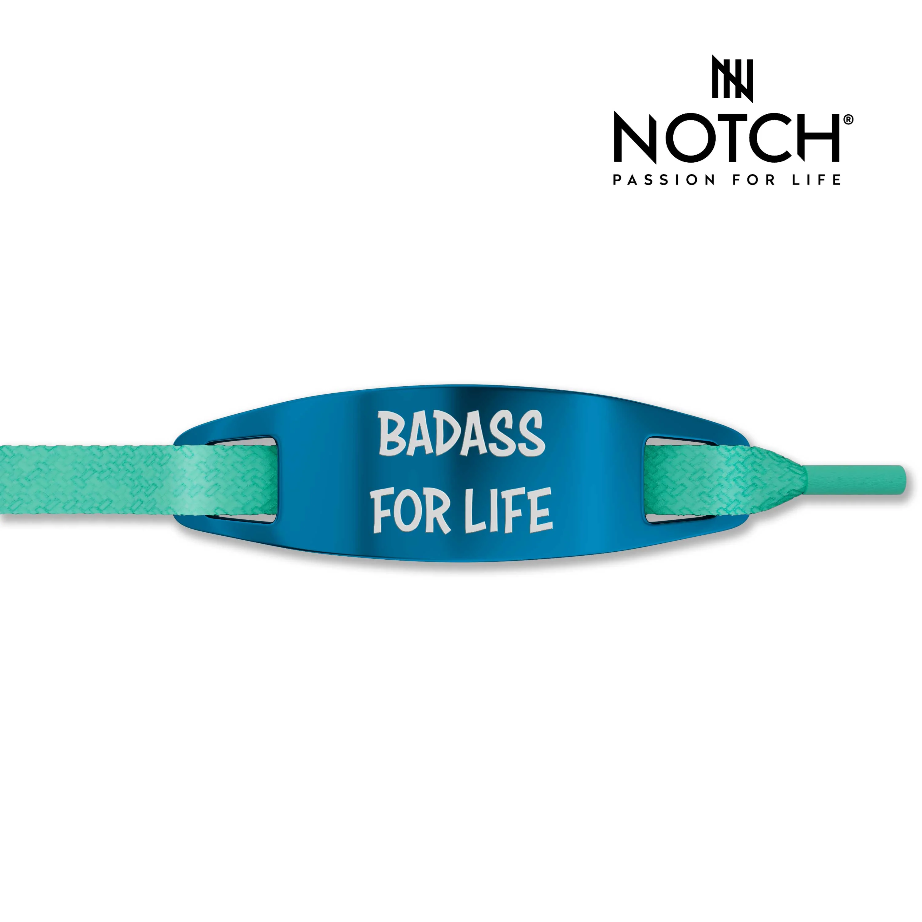 Badass Mother Runner BADASS FOR LIFE NOTCH Lace Tag