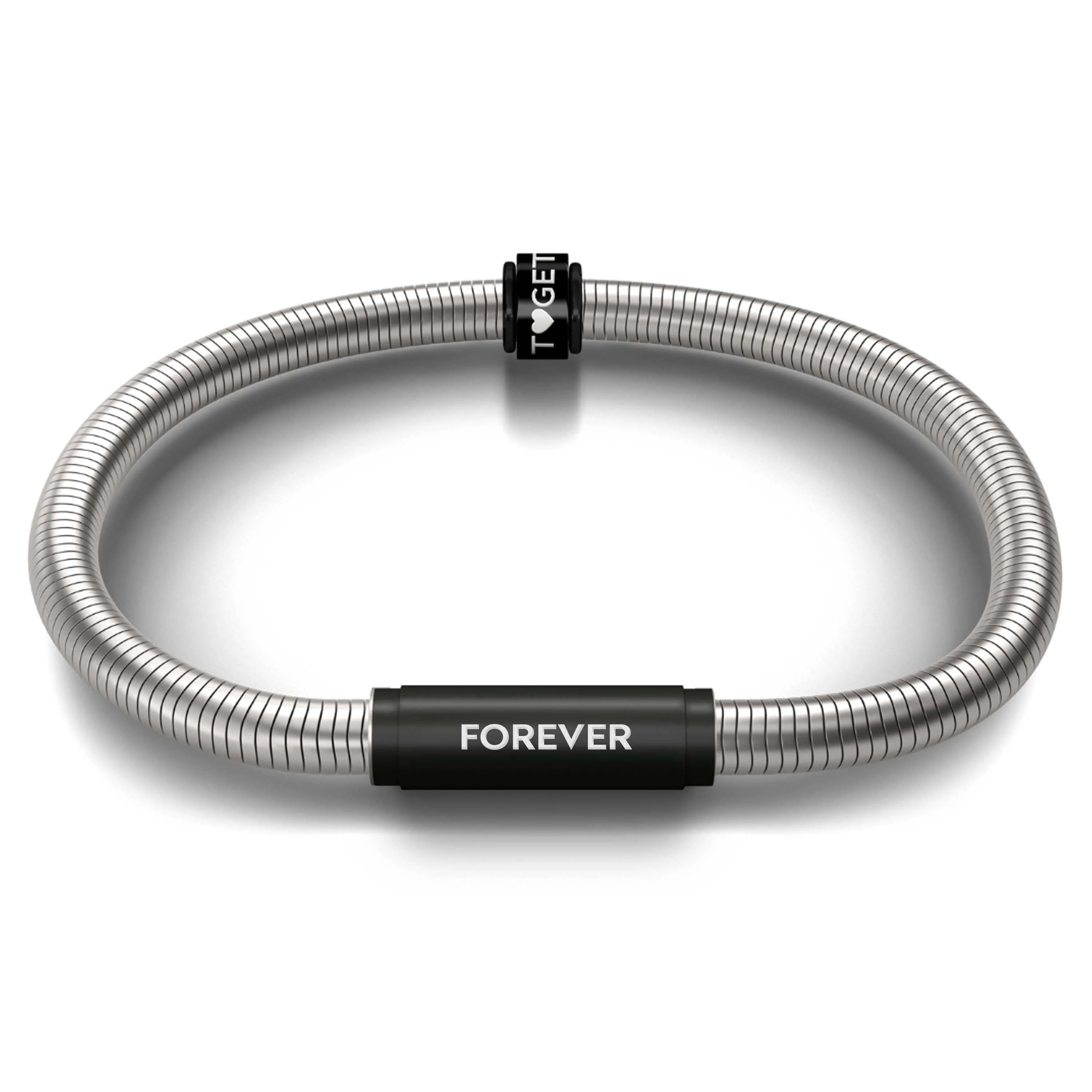 Together Forever Signature Bracelet with Black Clasp