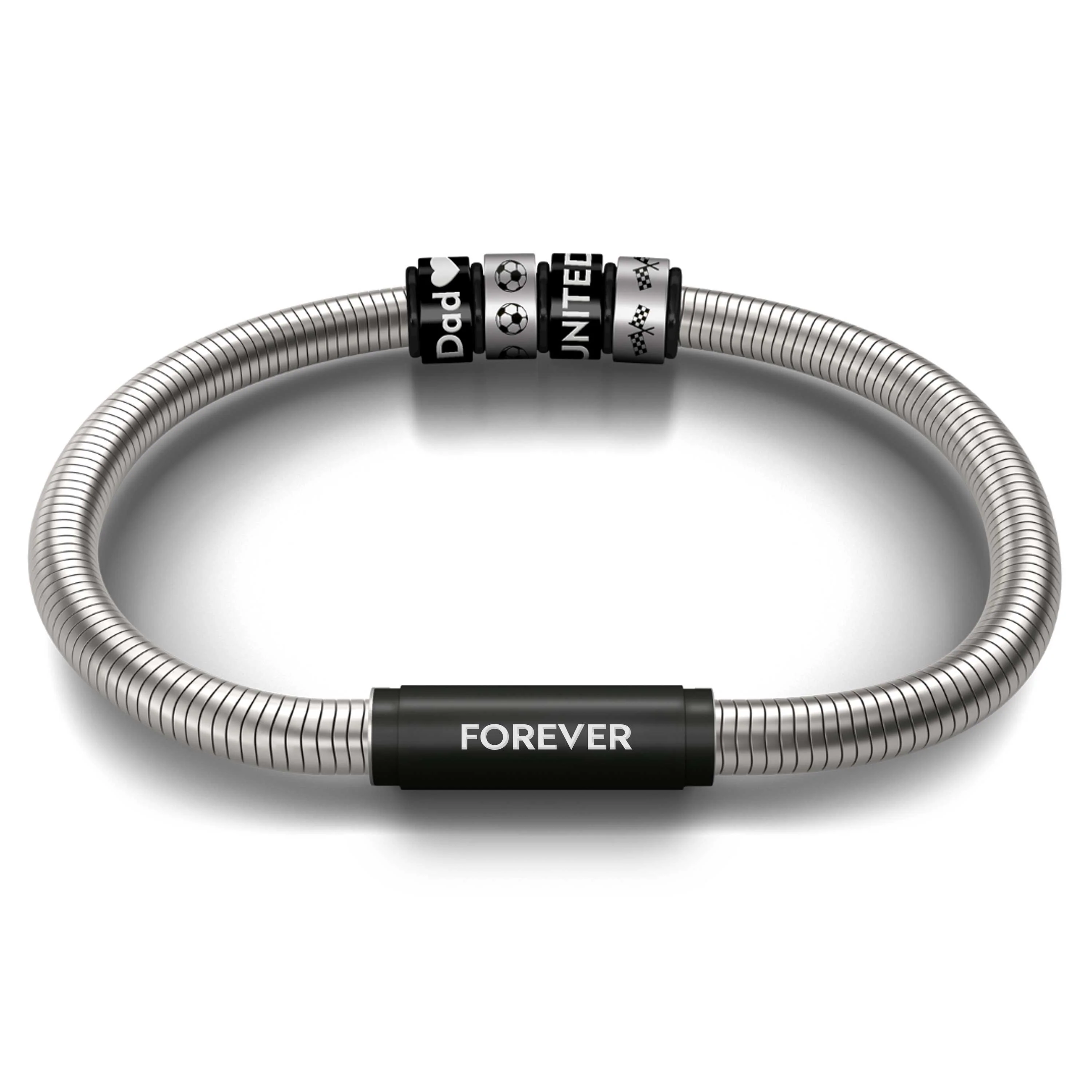 Together Forever Signature Bracelet with Black Clasp - Image 3