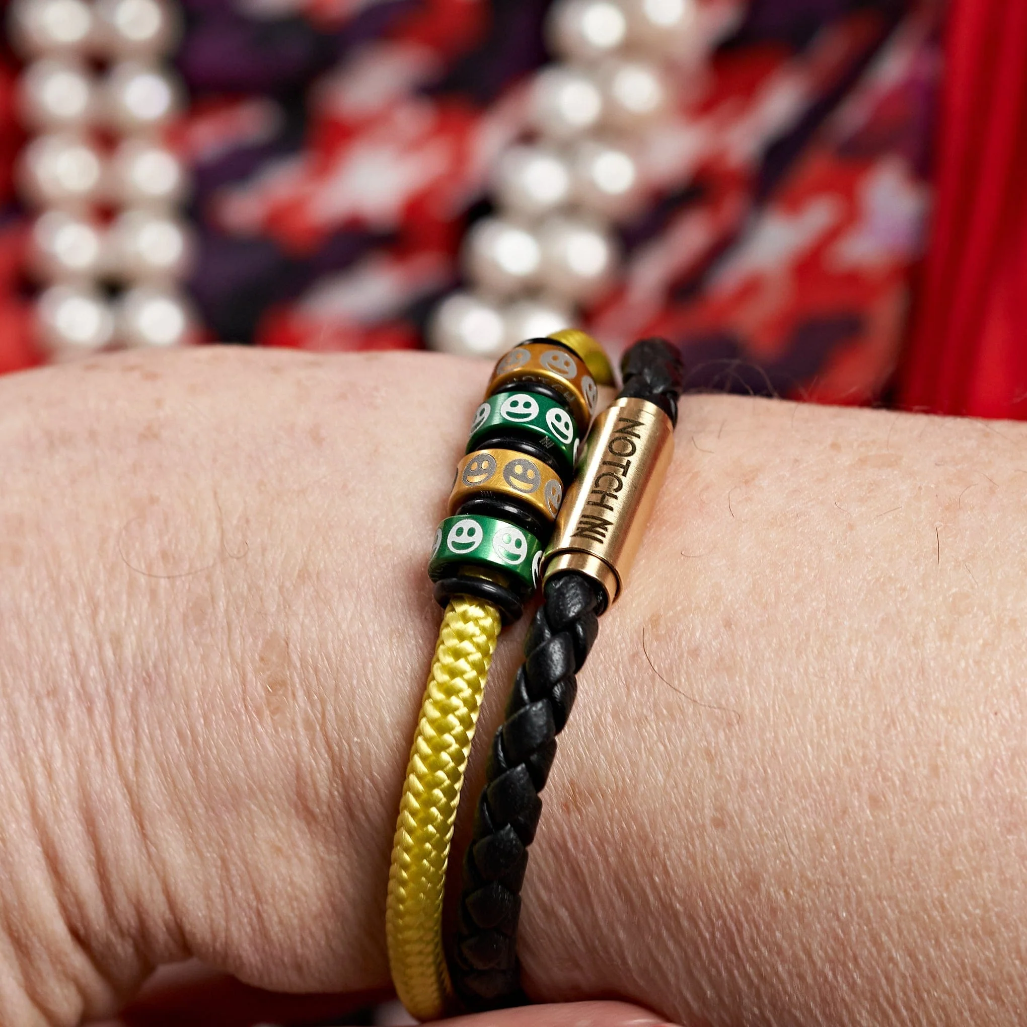 Solid Violet Cord NOTCH Bracelet - Image 10