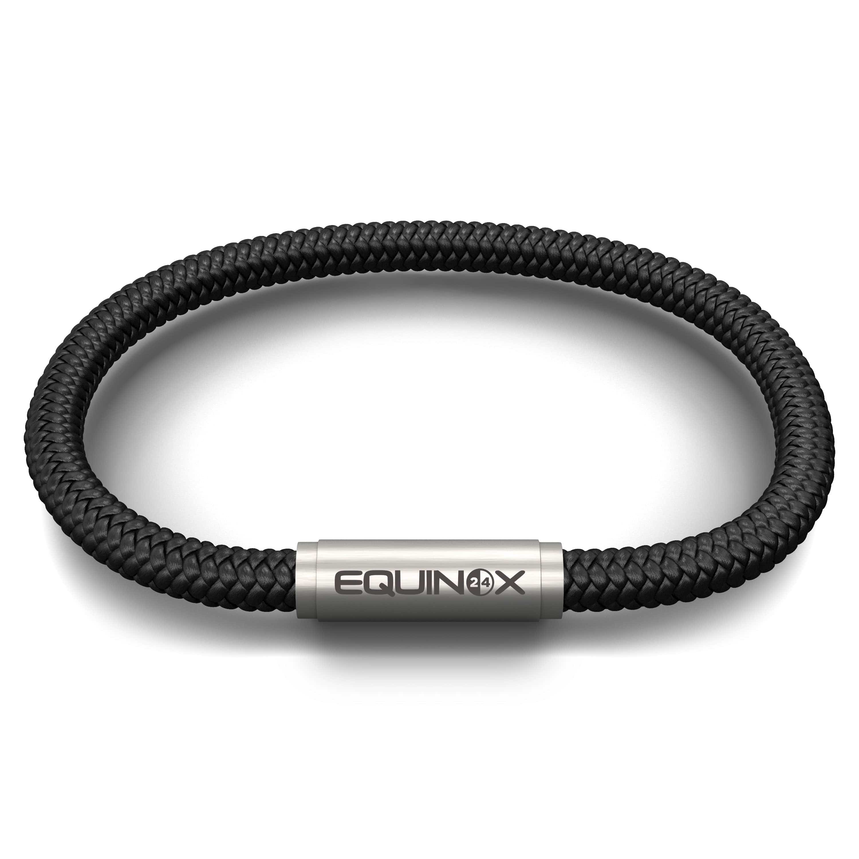 EQUINOX24 NOTCH Bracelet (Premium Black Sports Cord) - Image 2