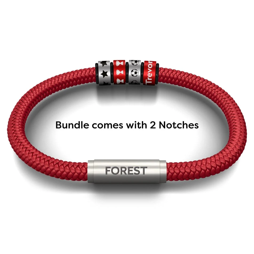 CREATE A FOOTBALL CLUB BRACELET PLUS TWO NOTCH CHARMS - Image 6