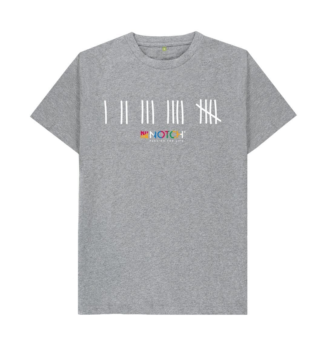 Men's White Tally T-Shirt - Image 3