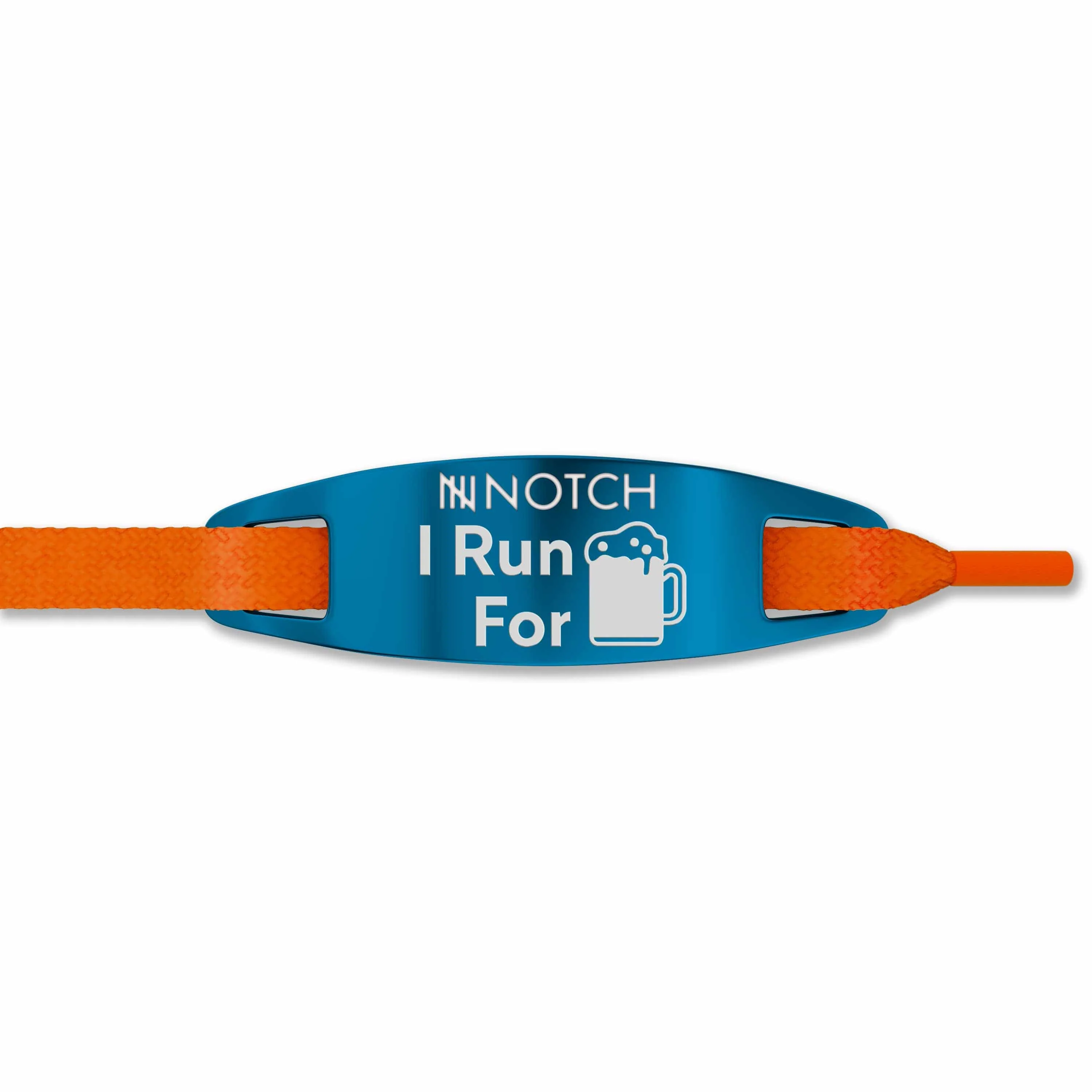 I Run For Beer NOTCH Lace Tag