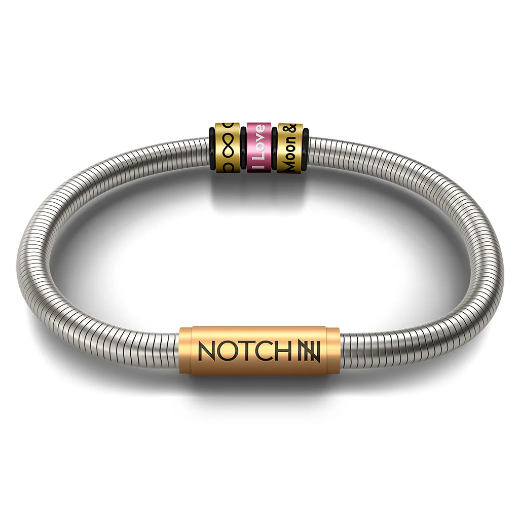 Infinity Signature Bracelet with Brass Clasp - Image 4