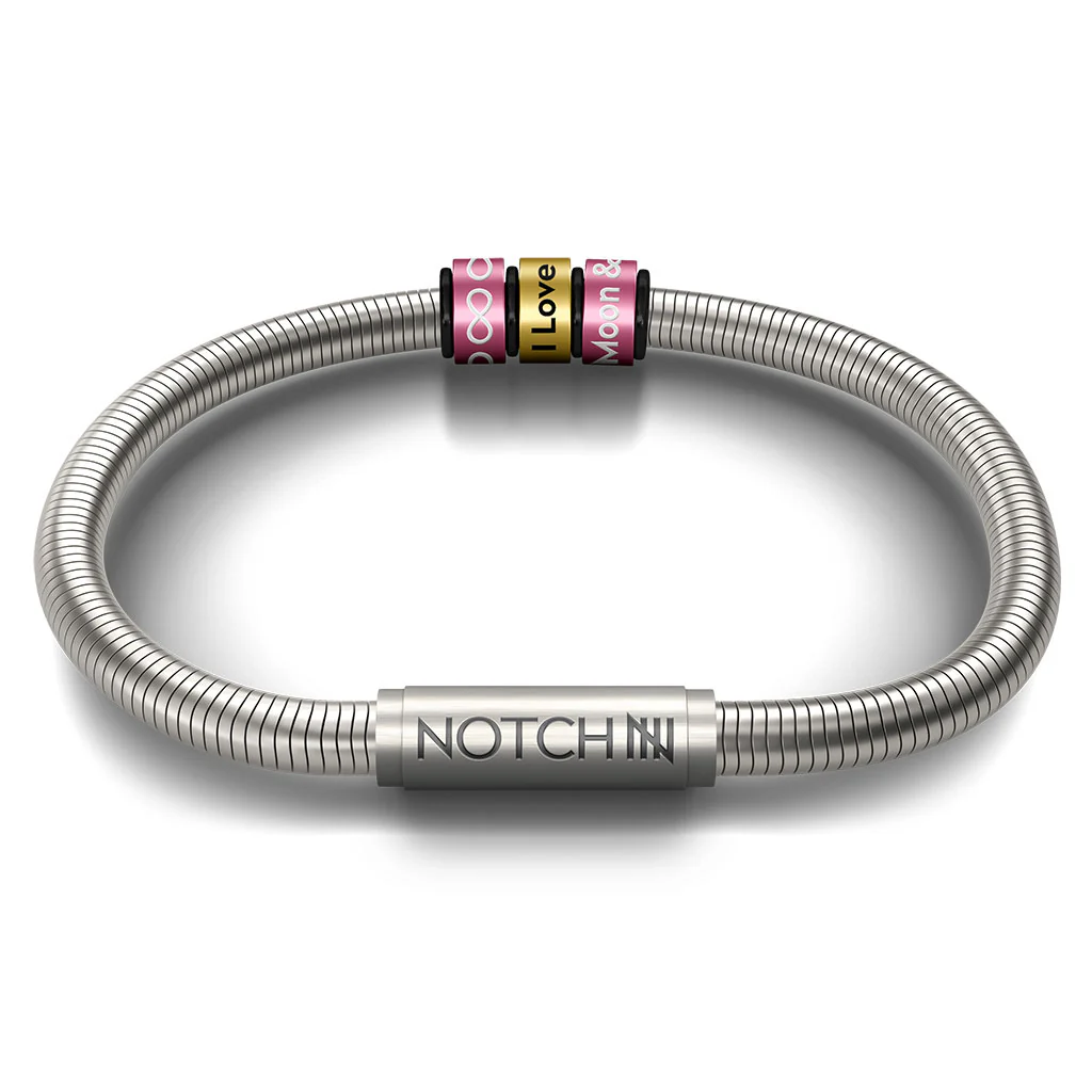 Infinity Signature Bracelet With Stainless Steel Clasp - Image 4
