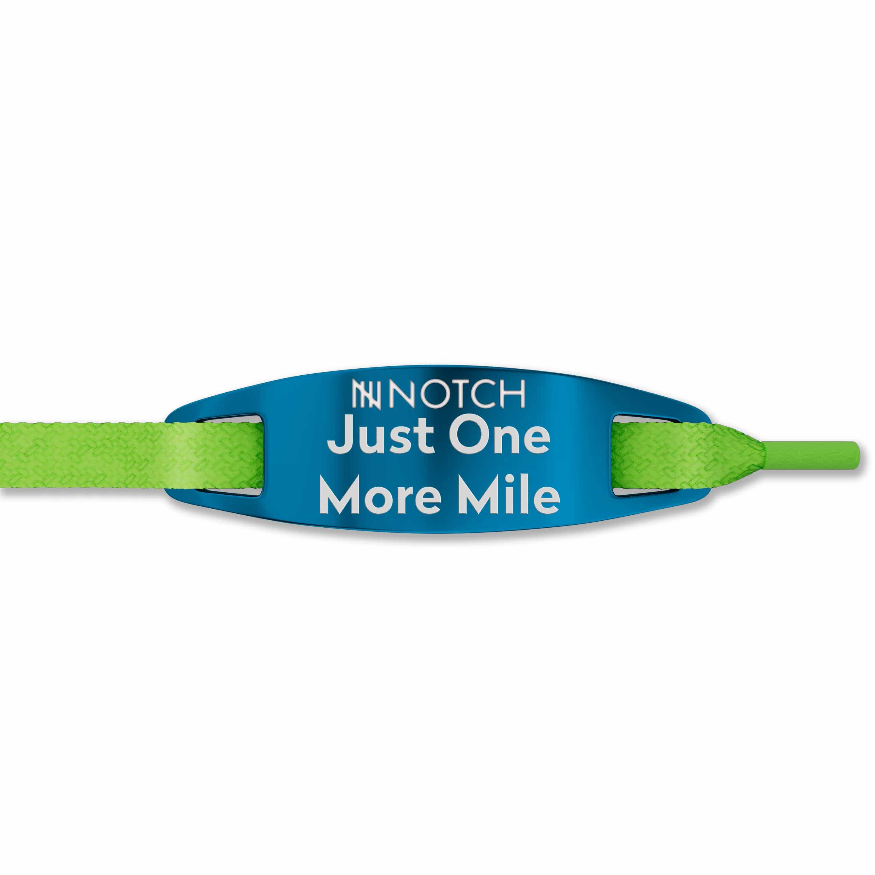 Just One More Mile NOTCH Lace Tag