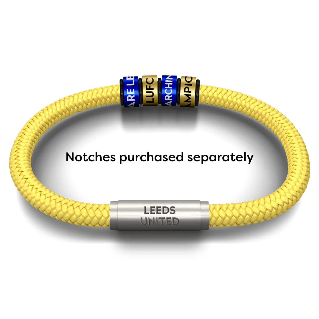 Leeds United NOTCH Bracelet (Yellow)
