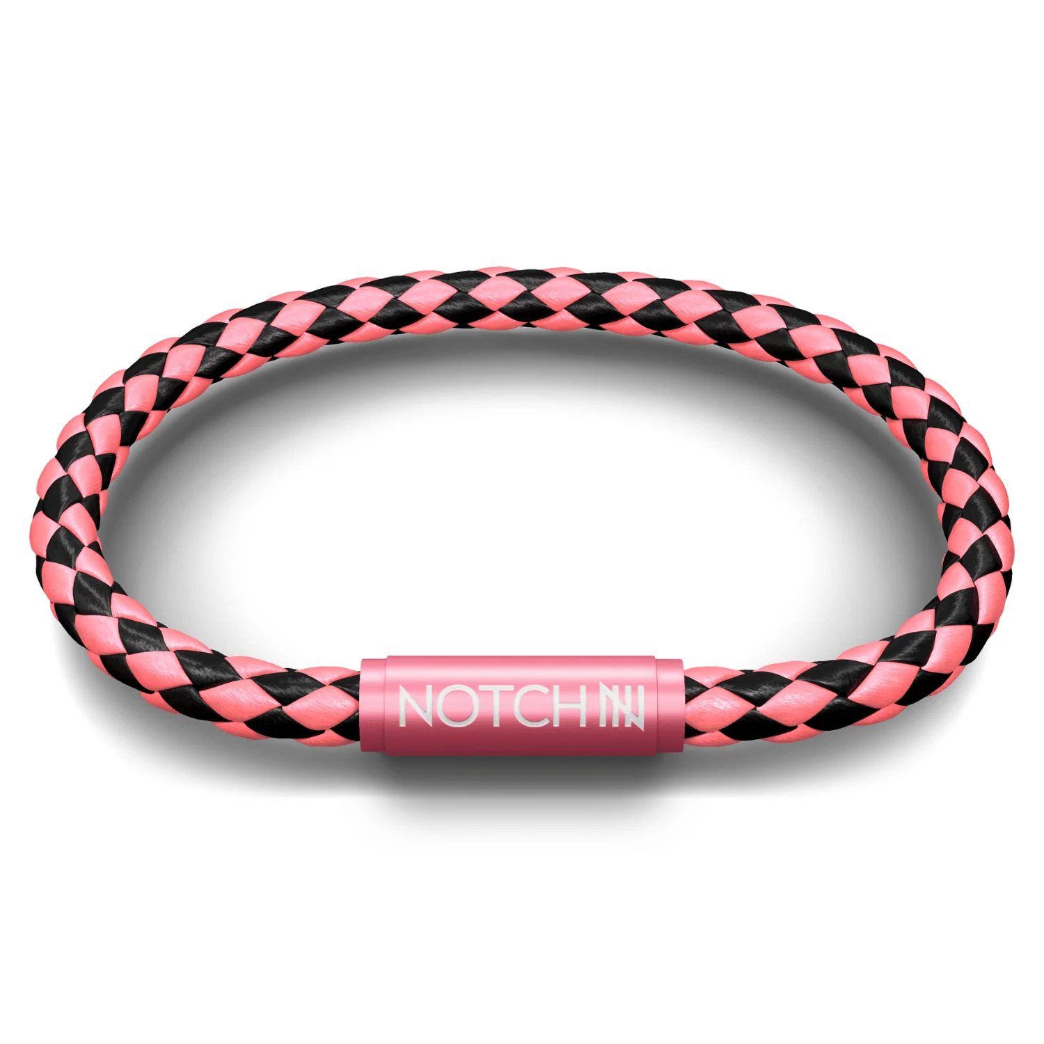 Limited Edition Blushing Pink Cord NOTCH Bracelet with Pink Clasp