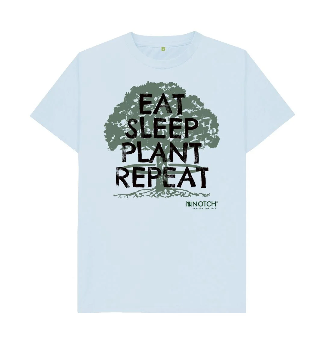 Men's Eat Sleep Plant Repeat T-Shirt - Image 3