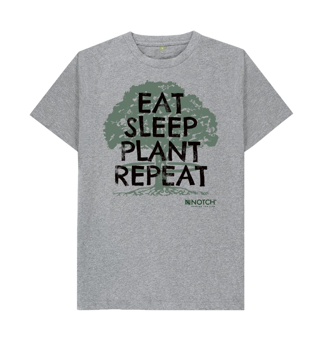 Men's Eat Sleep Plant Repeat T-Shirt - Image 4