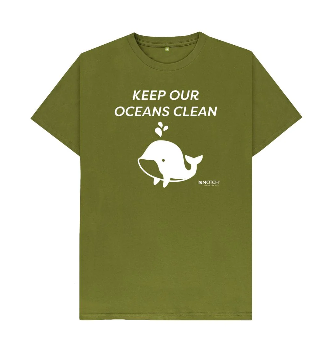 Men's Keep Our Oceans Clean T-Shirt - Image 6