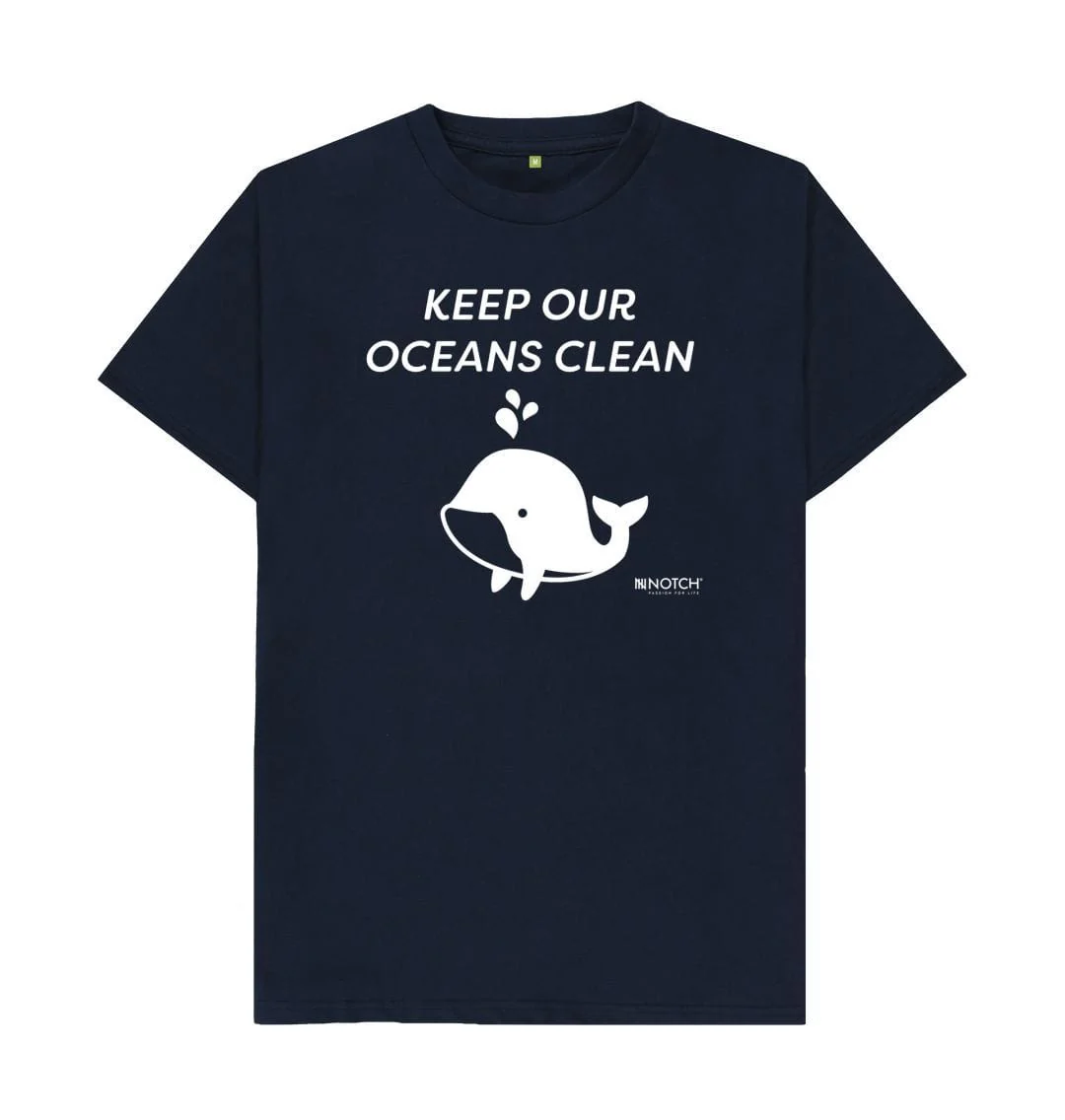 Men's Keep Our Oceans Clean T-Shirt - Image 7
