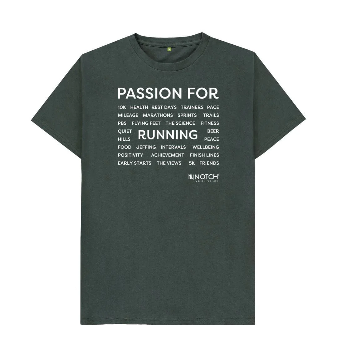 Men's Passion For Running T-Shirt - Image 7
