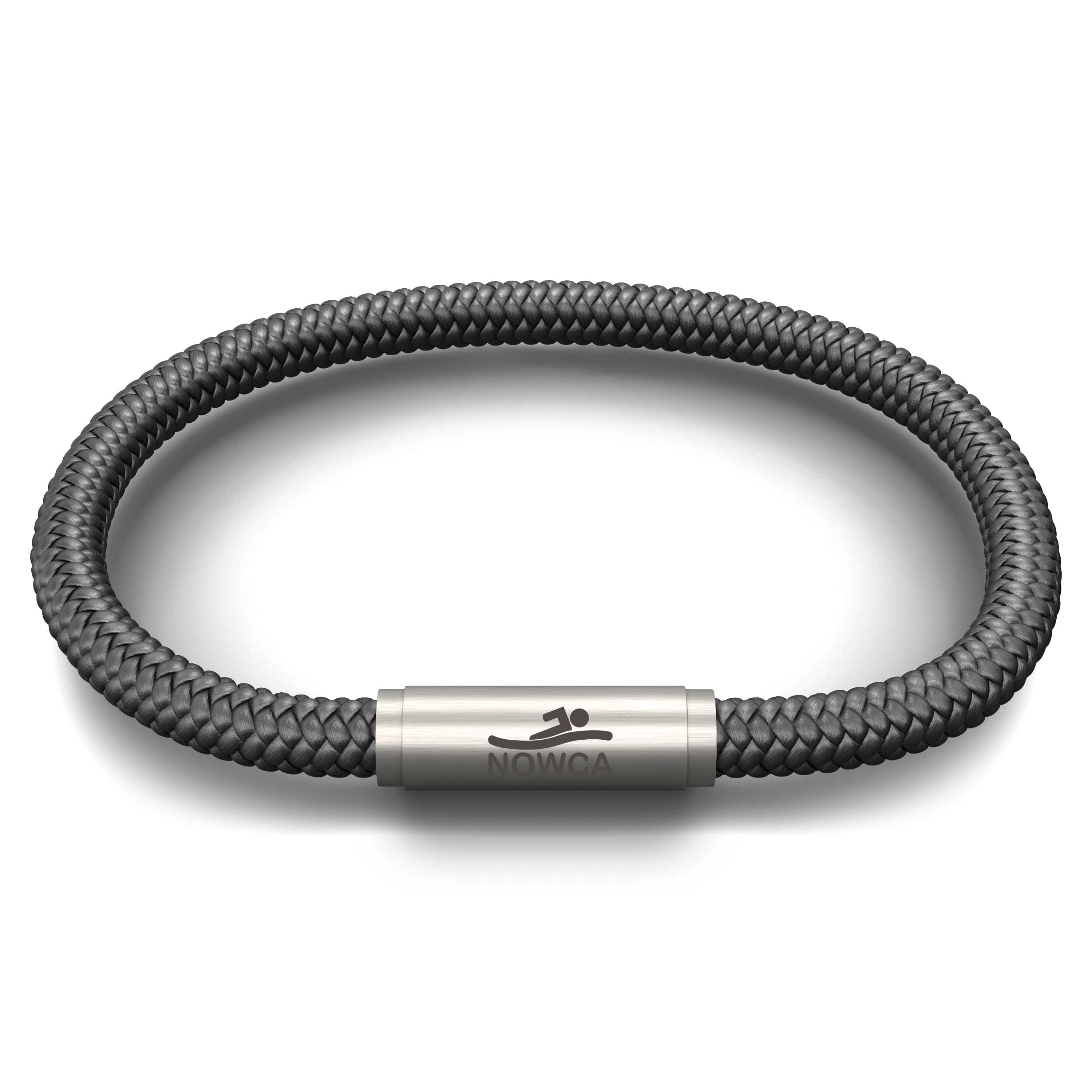 OCEANYARN NOWCA NOTCH BRACELET - ORCA WITH STAINLESS STEEL CLASP - Image 2