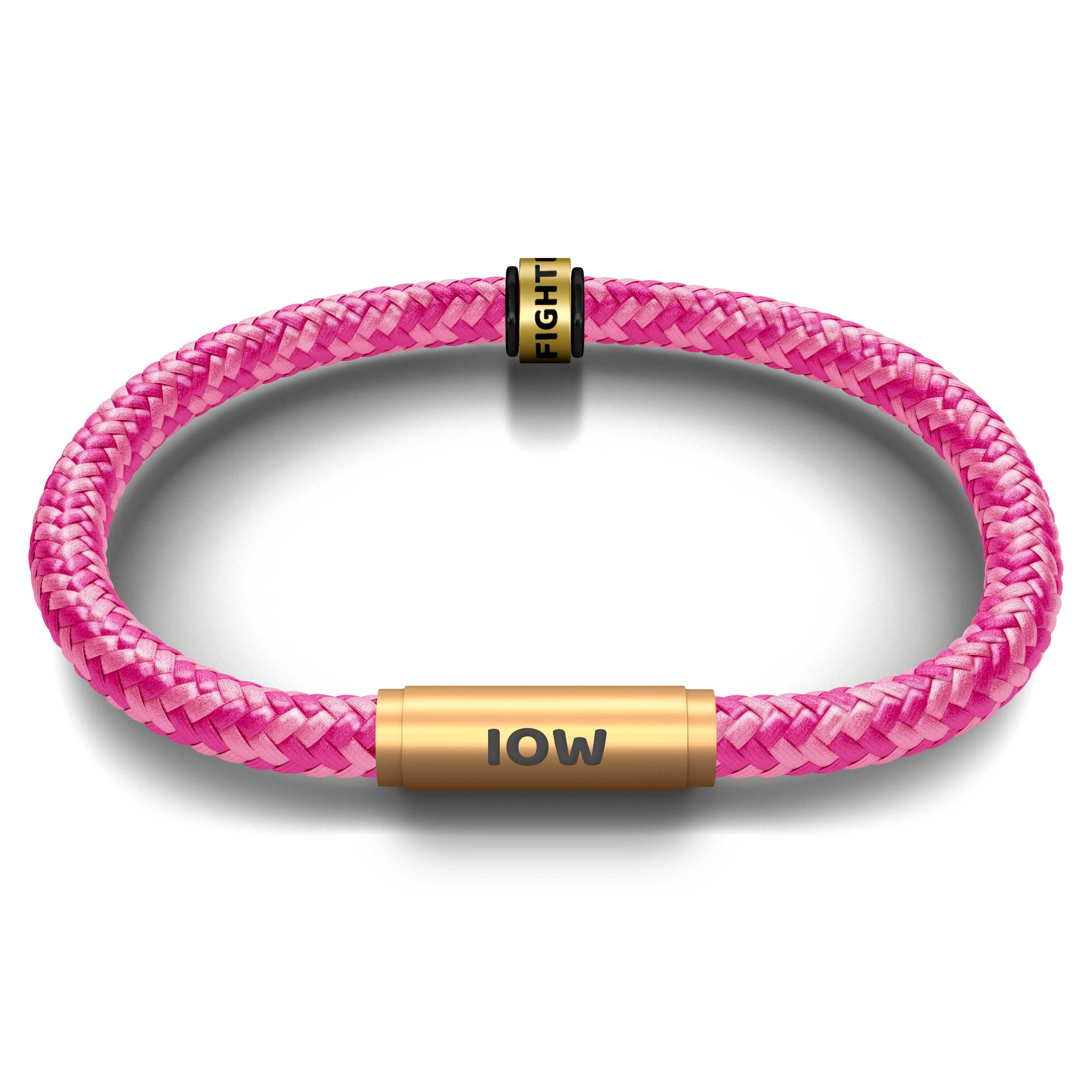 FESTIVAL BRACELET WITH FREE ARTISTE NOTCH CHARM (Candy Floss with Brass Clasp)