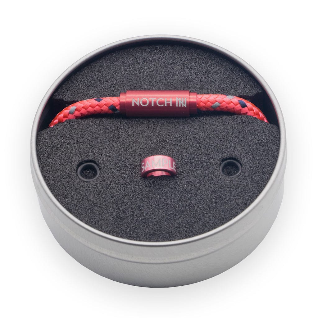 Special Edition Flamingo Pink Cord NOTCH Bracelet - Image 2
