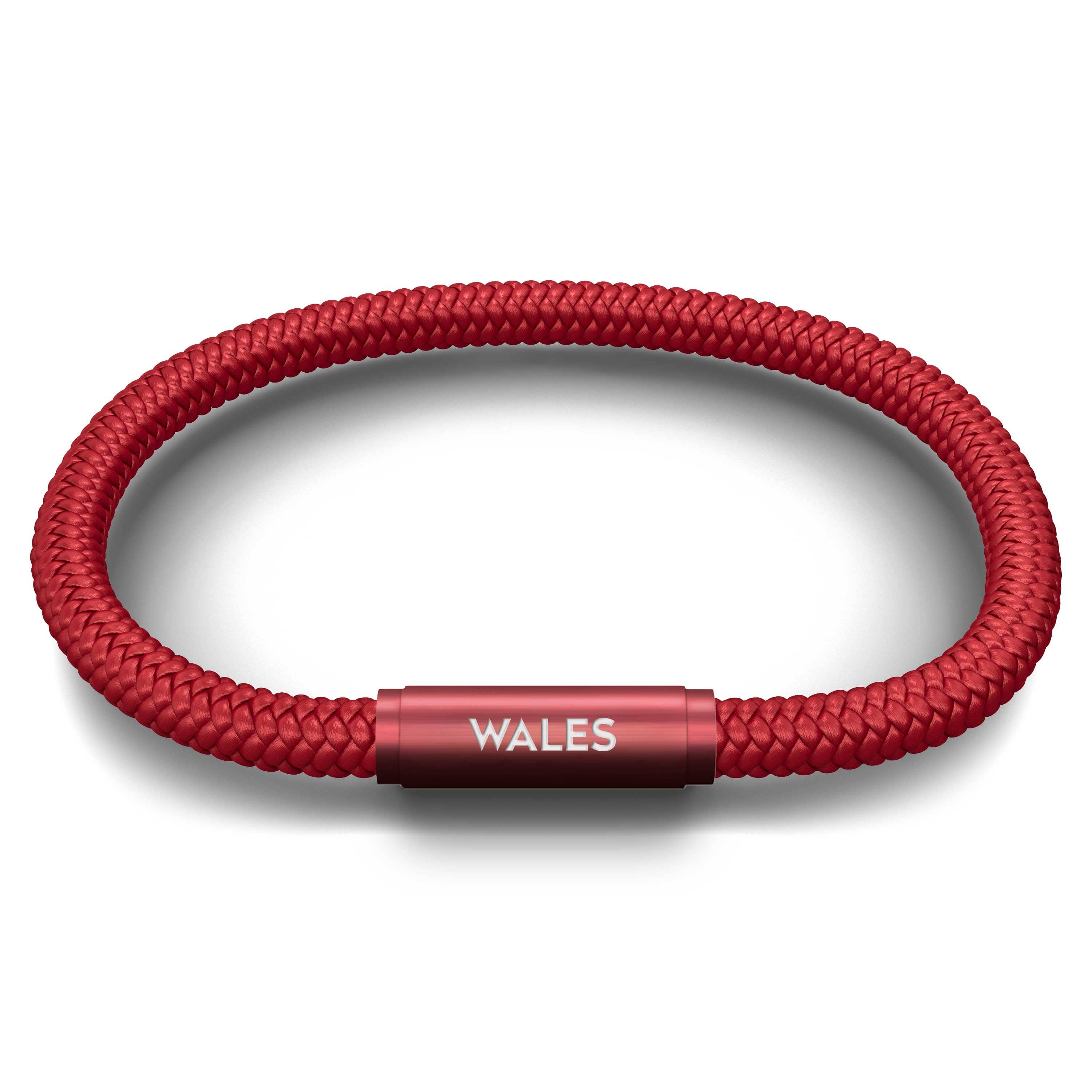 Wales Women's Red Football NOTCH Bracelet - Image 2