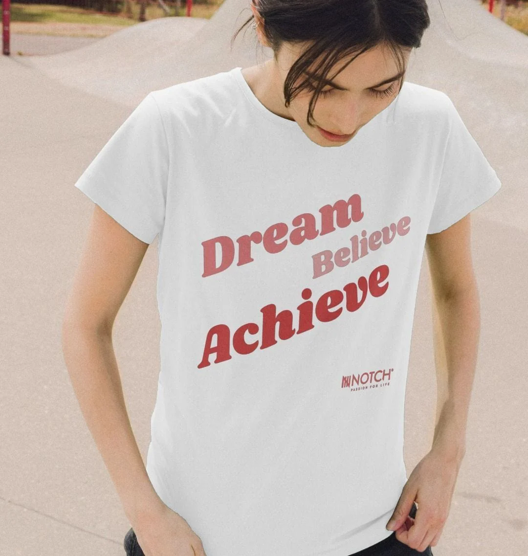 Women's Dream Believe Achieve T-Shirt - Image 2