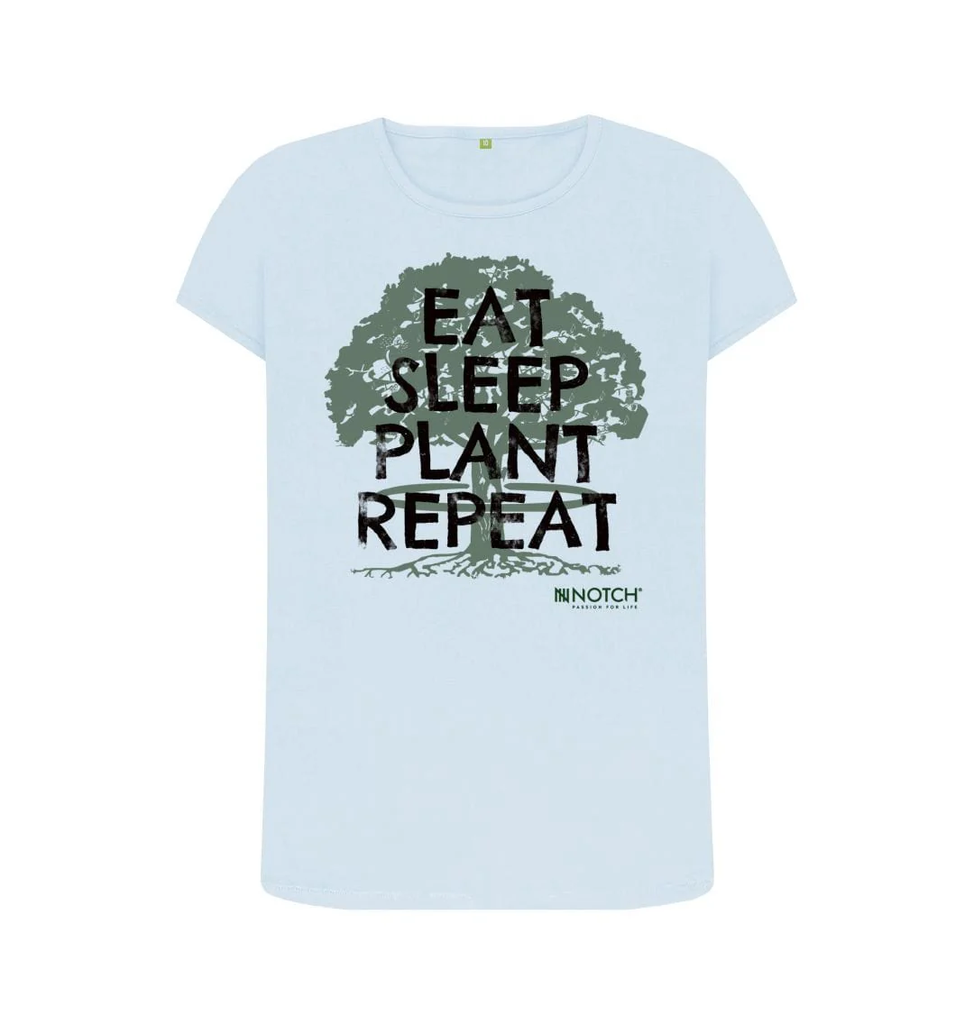 Women's Eat Sleep Plant Repeat T-Shirt - Image 2