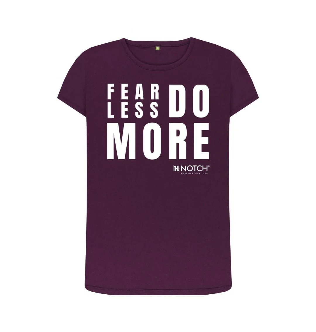 Women's Fear Less Do More Notch T-Shirt - Image 6