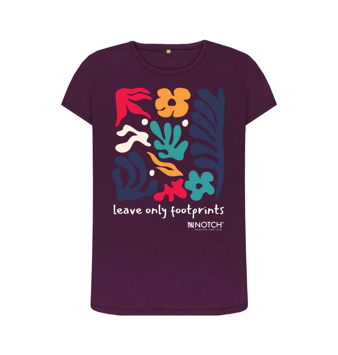 Women's Leave Only Footprints T-Shirt - Image 11