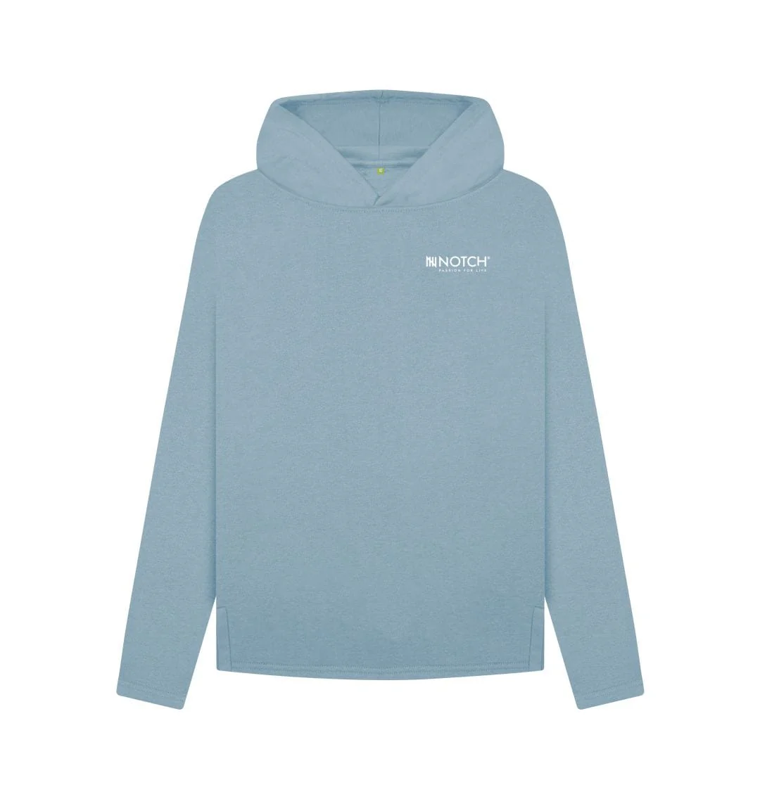 Women's Small Logo Notch Hoodie - Image 3