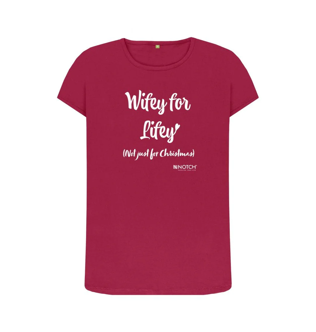 Women's Wifey For Lifey T-Shirt - Image 7