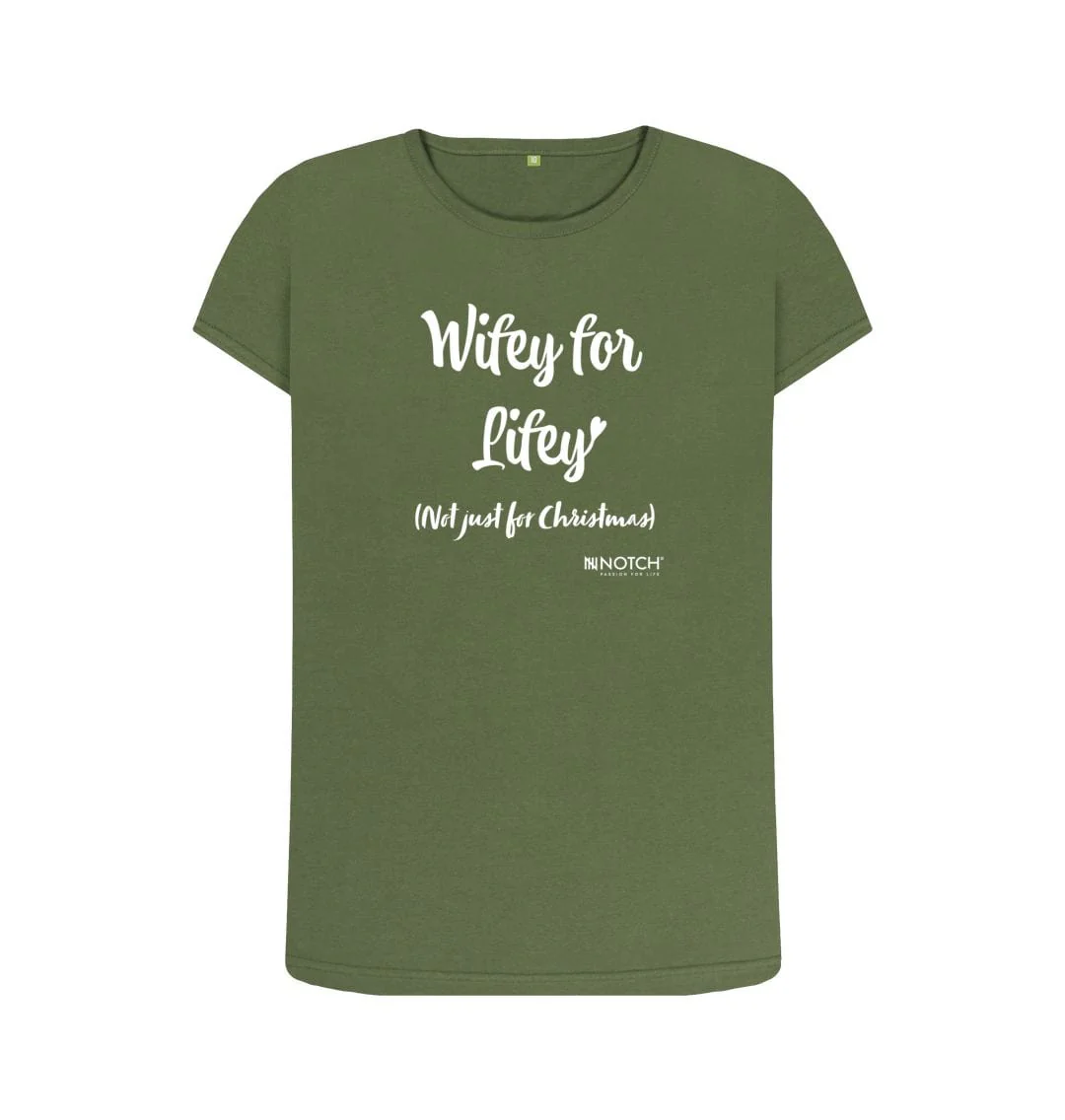 Women's Wifey For Lifey T-Shirt - Image 8
